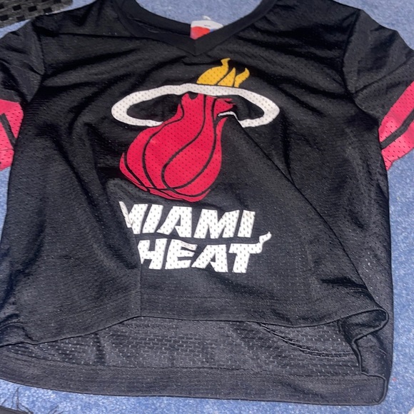 Good Condition CROPPED NBA Miami Heat Jersey - Picture 1 of 3